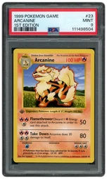 1999 Game 1st Edition Arcanine #23 PSA 9 on Beezie.