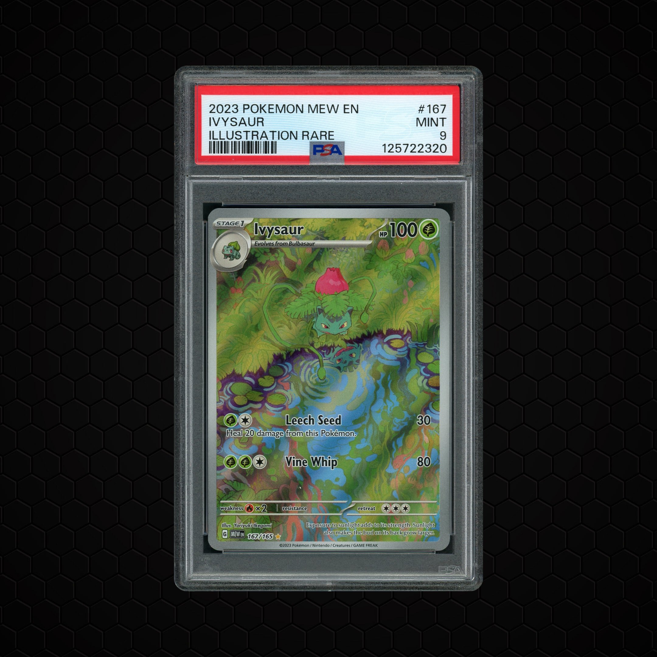 2023 Pokemon 151 Ivysaur #167 PSA 9