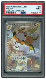 2023 Paldea Evolved Raichu #211 PSA 9 on Beezie.