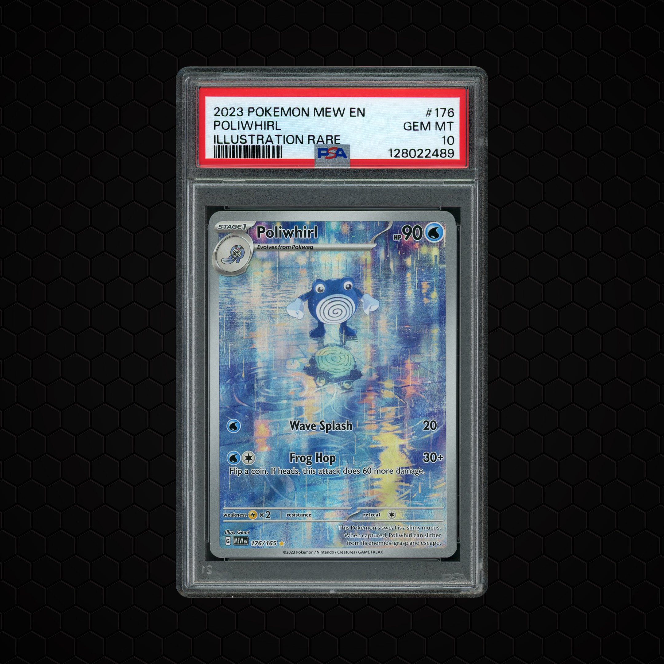 2023 Pokemon 151 Poliwhirl #176 PSA 10