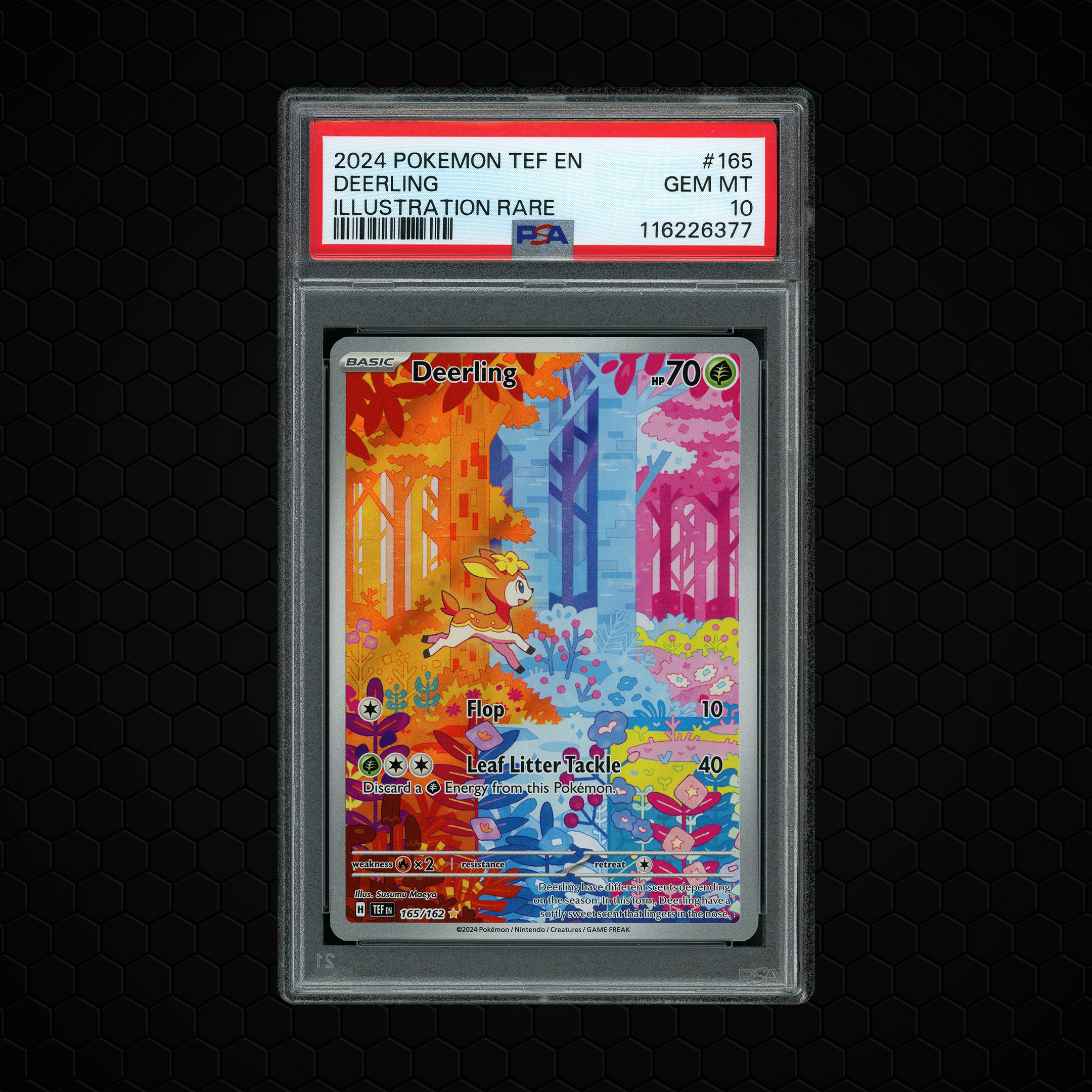 2024 Temporal Forces Deerling #165 PSA 10