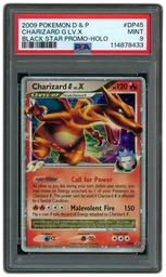 2009 Black Star Promo Charizard G LV. X #DP45 PSA 9 on Beezie.