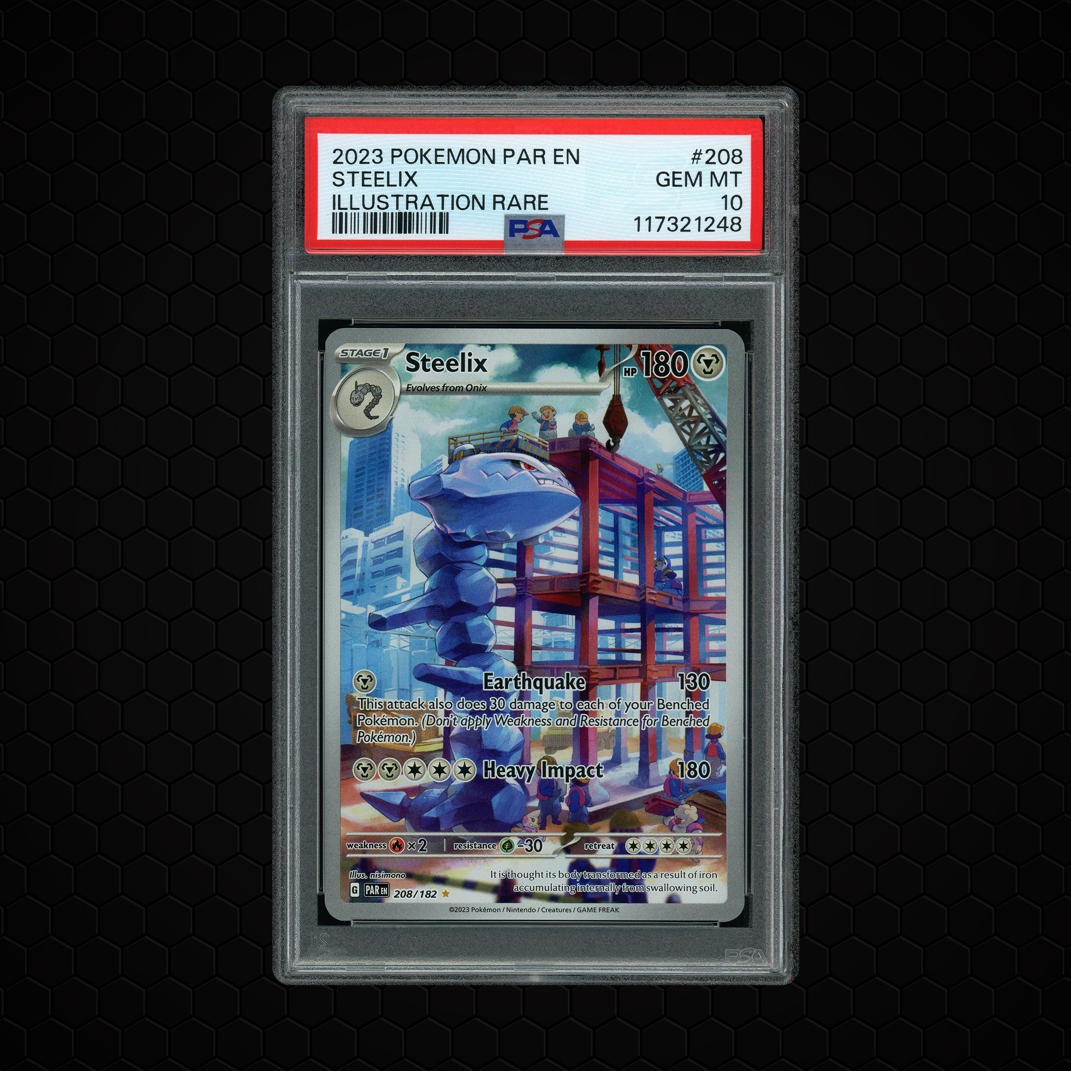 2023 Paradox Rift Steelix #208 PSA 10
