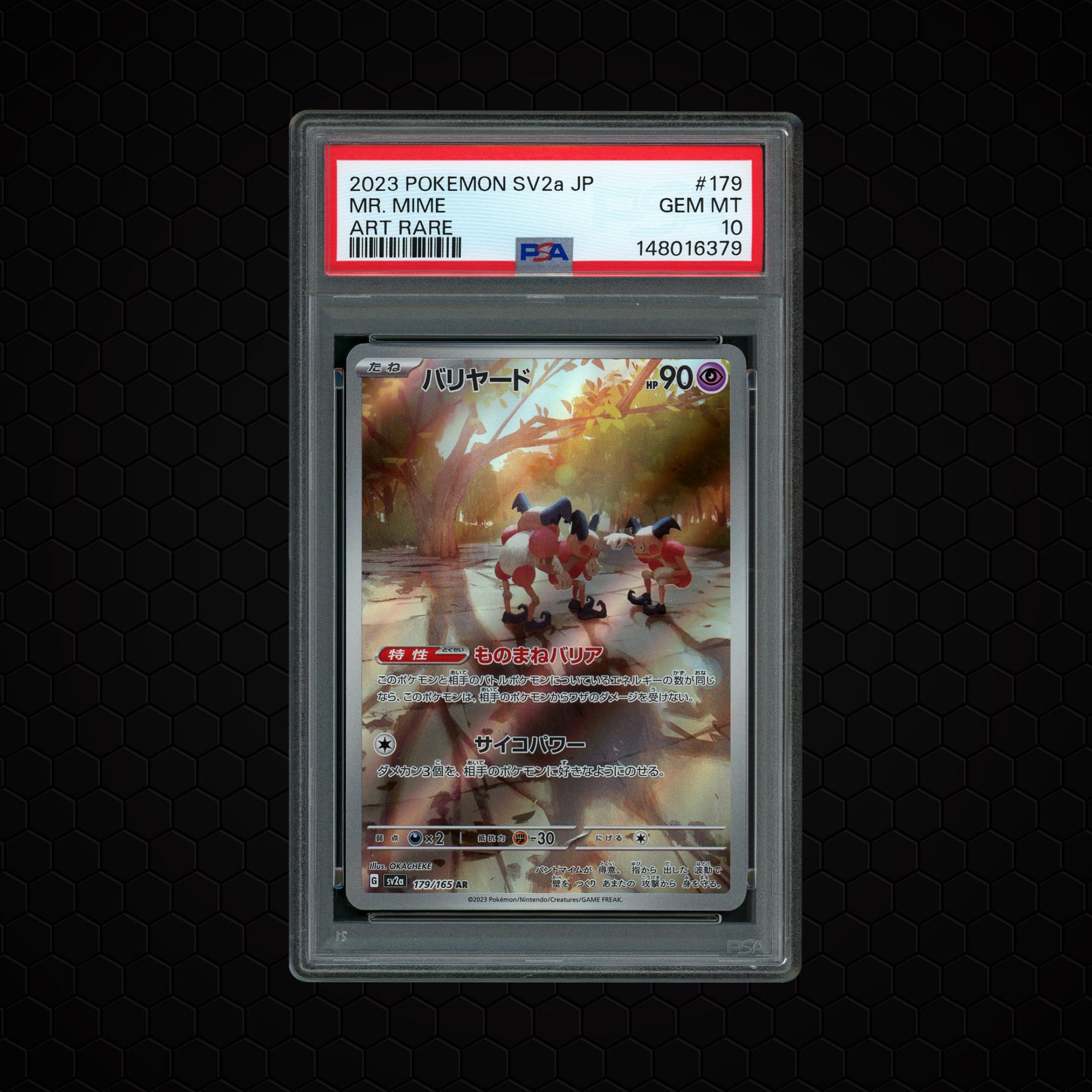 2023 Japanese Pokemon 151 Mr. Mime #179 PSA 10