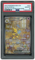 2023 Pokemon 151 Alakazam EX #201 PSA 10 on Beezie.