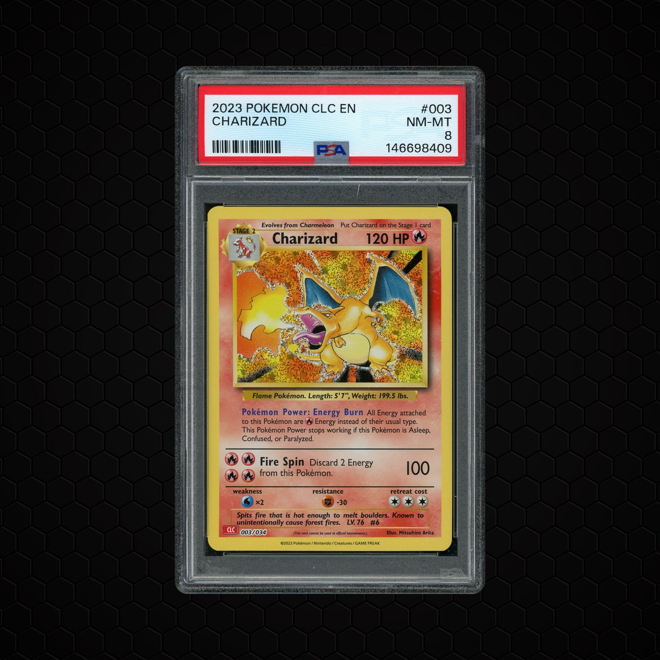 2023 Classic Collection Charizard #3 PSA 8