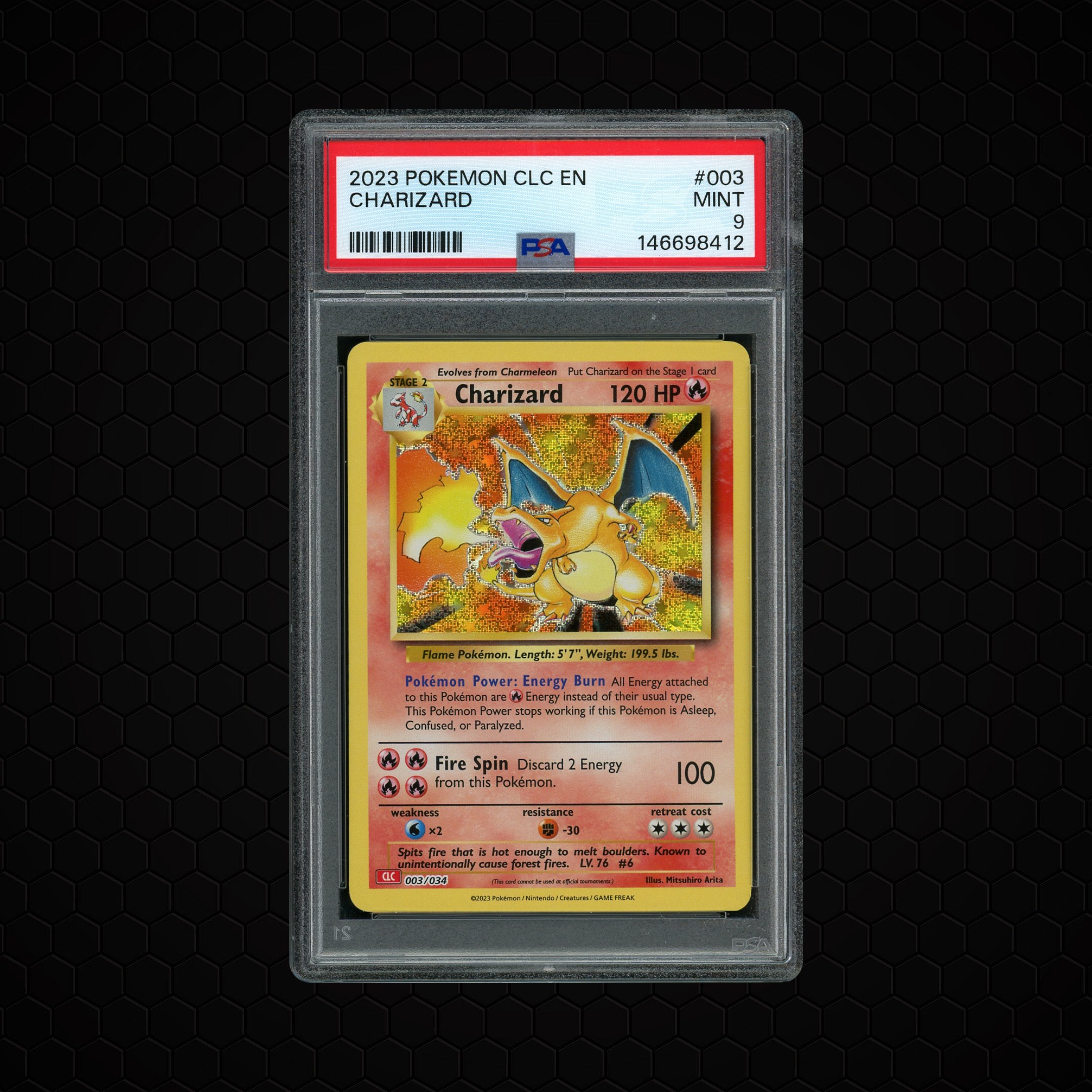 2023 Classic Collection Charizard #3 PSA 9