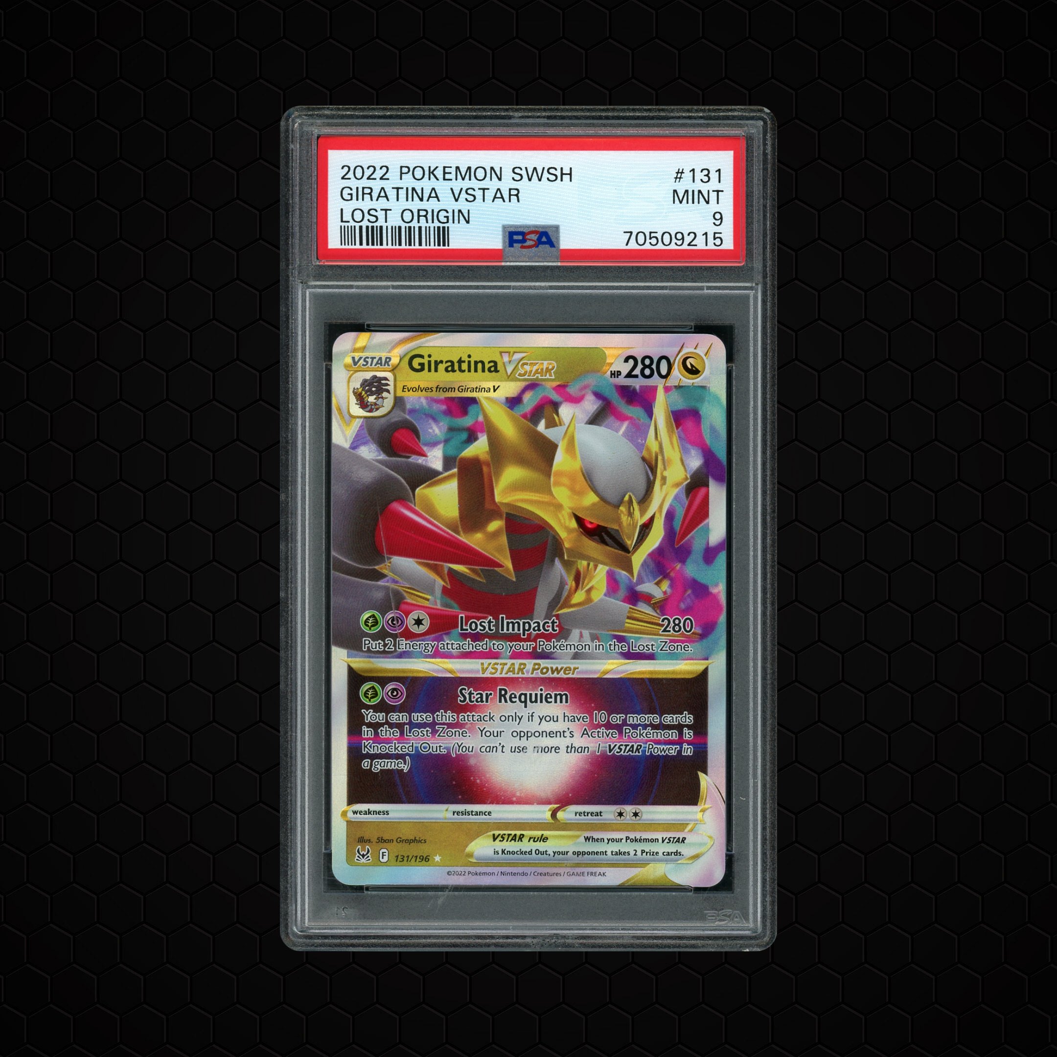2022 Lost Origin Giratina VSTAR #131 PSA 9
