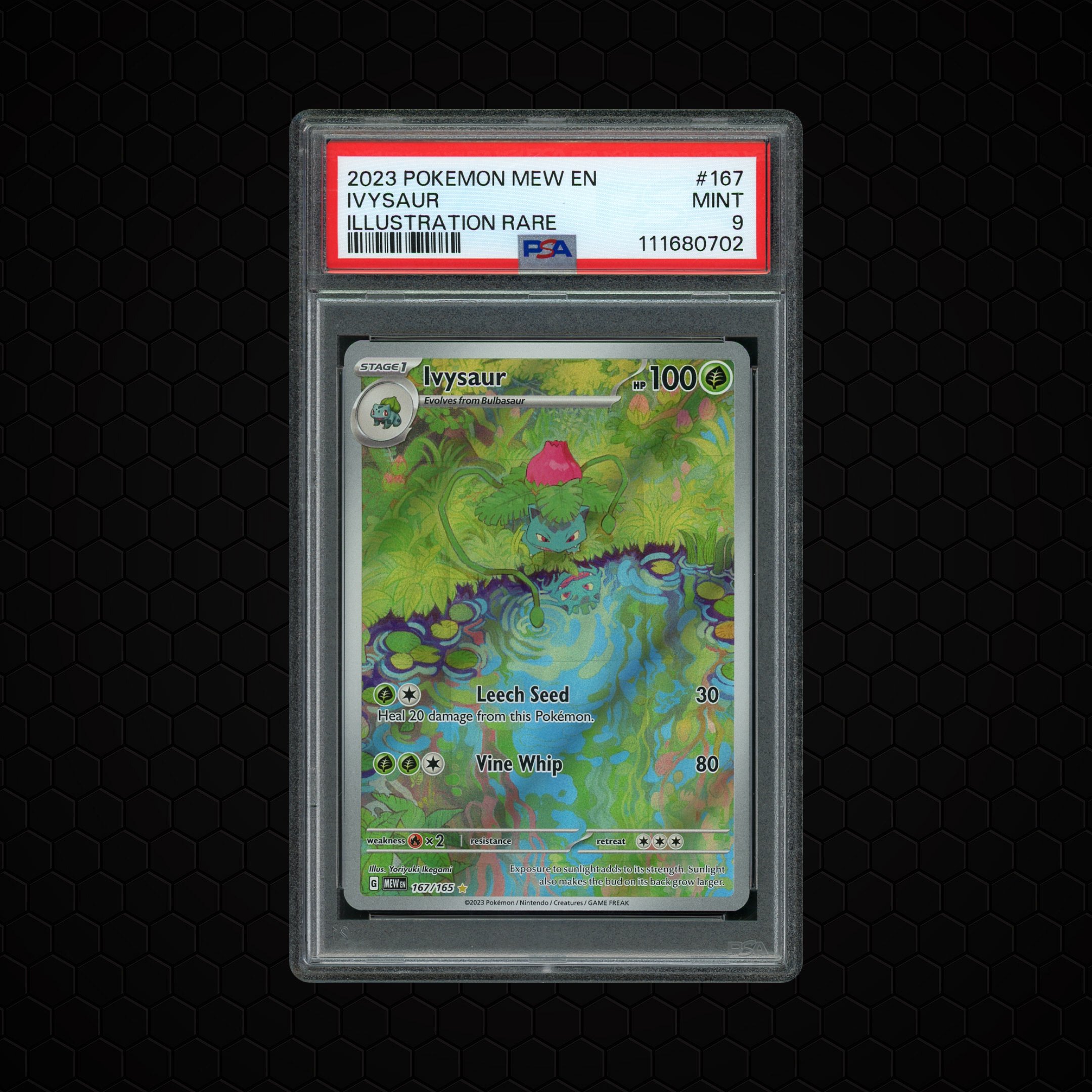 202 Pokemon 151 Ivysaur #167 PSA 9
