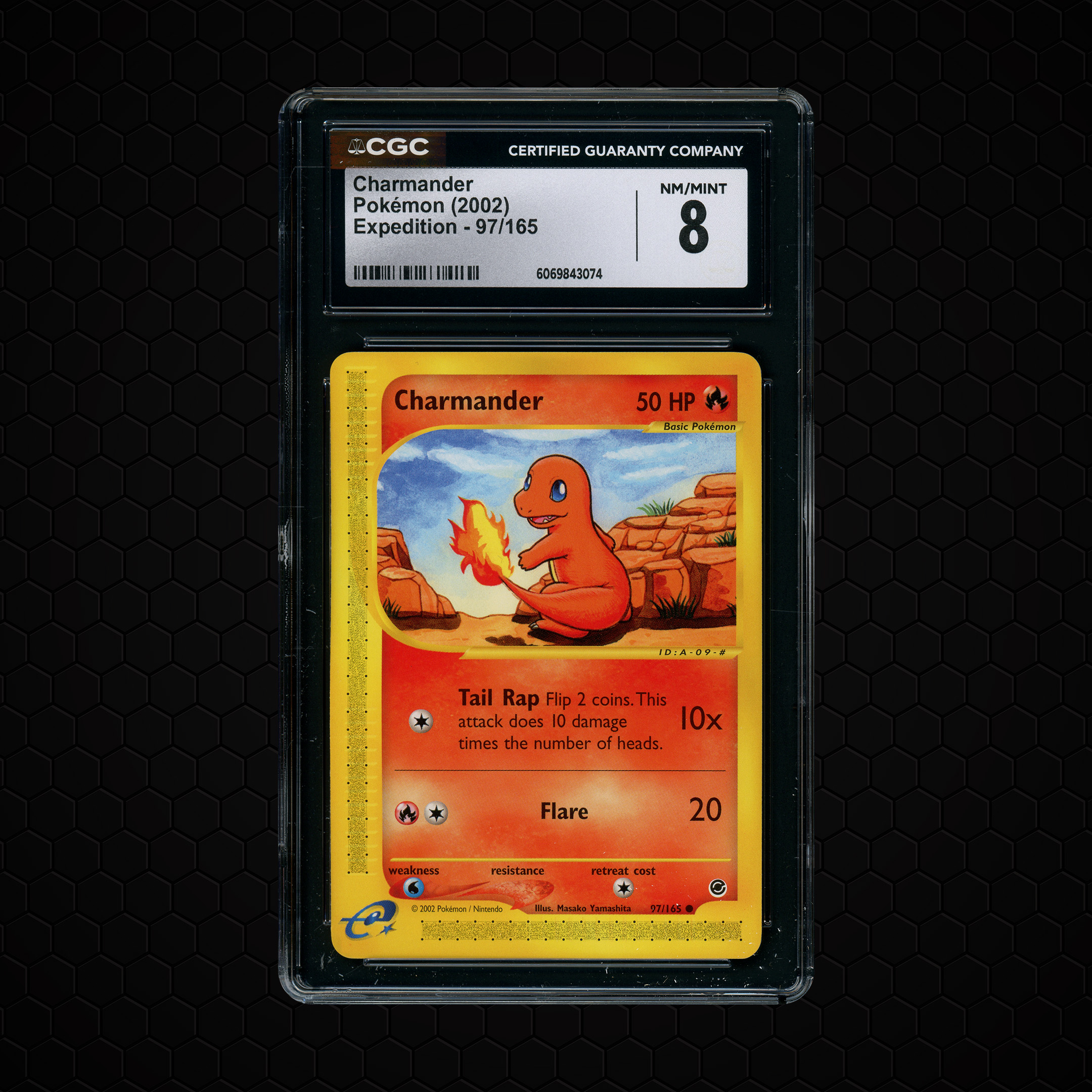 2002 Expedition Charmander #97 CGC 8