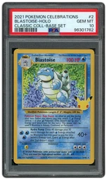 2021 Celebrations Classic Collection Blastoise #2 PSA 10 on Beezie.