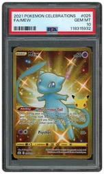 2021 Celebrations Mew #25 PSA 10 on Beezie.