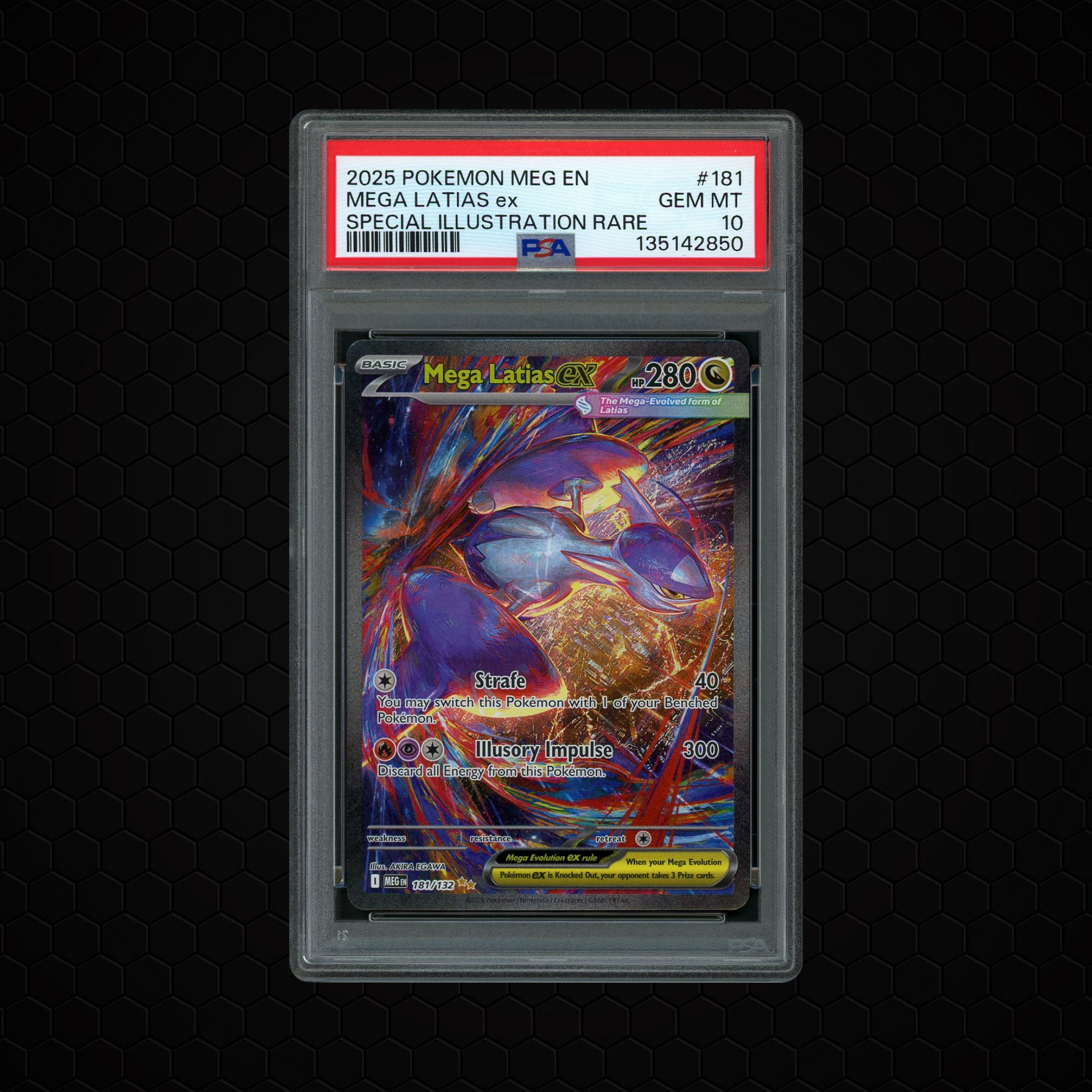 2025 Mega Evolution Mega Latias EX #181 PSA 10