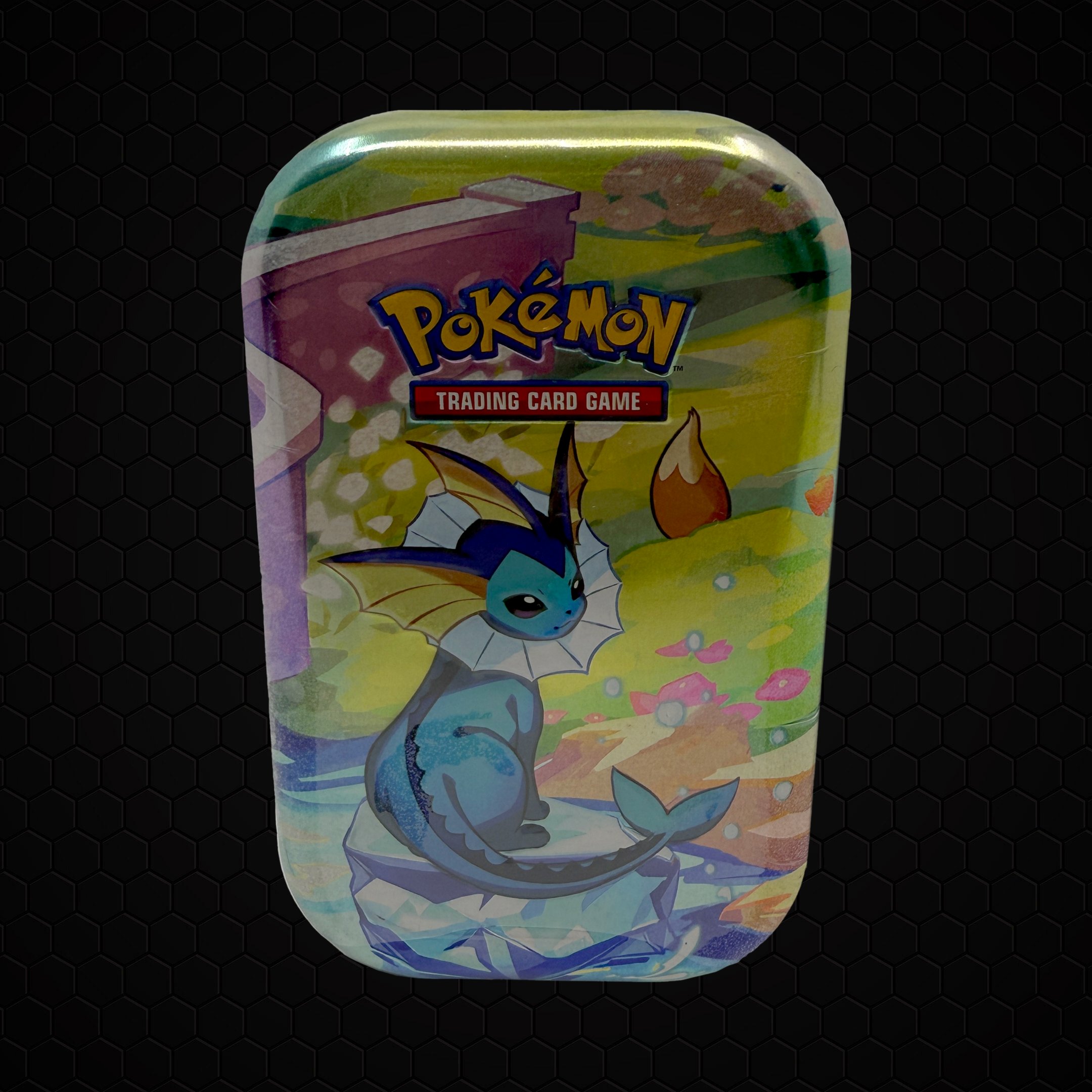 Pokémon Scarlet & Violet Prismatic Evolutions Vaporeon Mini Tin