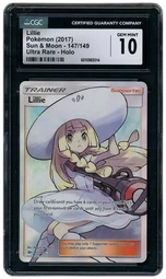 2017 Sun & Moon Lillie #147 CGC 10 on Beezie.