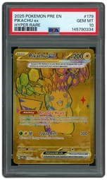 2025 Prismatic Evolutions Pikachu EX #179 PSA 10 on Beezie.