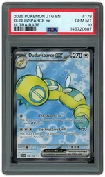 2025 Journey Together Dudunsparce EX #178 PSA 10 on Beezie.