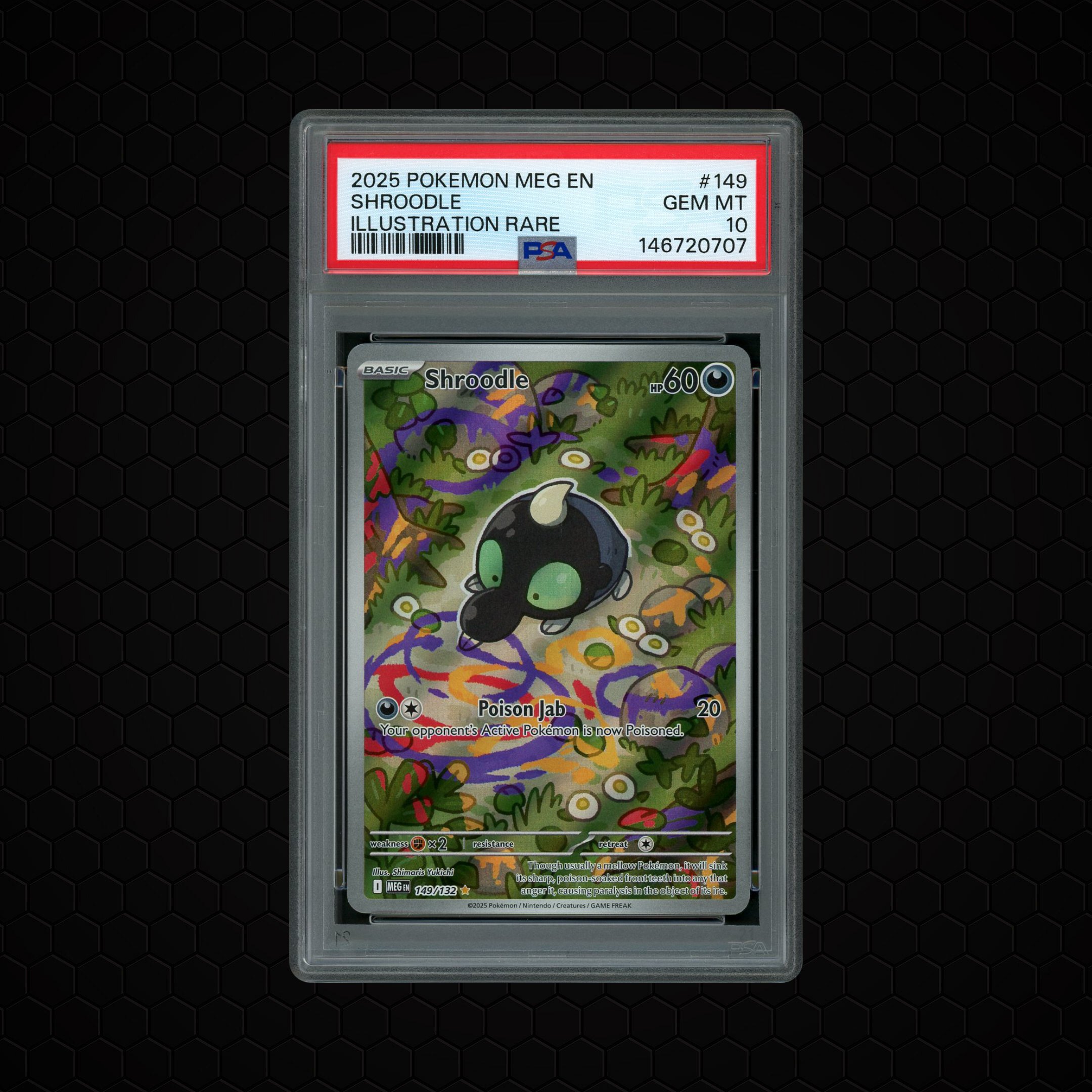 2025 Mega Evolution Shroodle #149 PSA 10