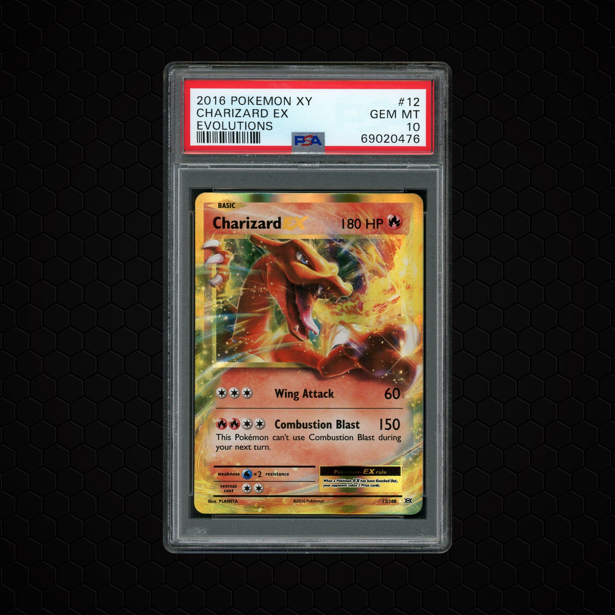 2016 Evolutions Charizard EX #12 PSA 10