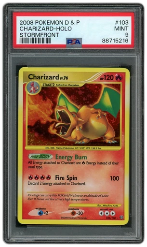 2008 Stormfront Charizard #103 PSA 9