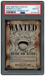 2024 Emperors in the New World Monkey D. Luffy #OP05-119 PSA 10 on Beezie.