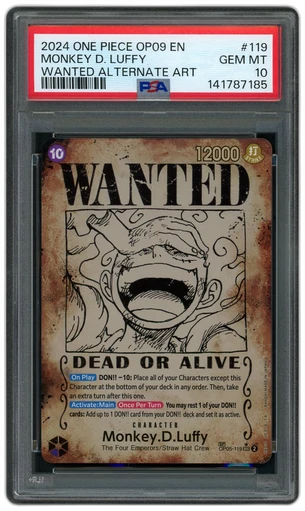 2024 Emperors in the New World Monkey D. Luffy #OP05-119 PSA 10
