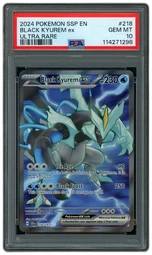 2024 Surging Sparks Black Kyurem EX #218 PSA 10 on Beezie.