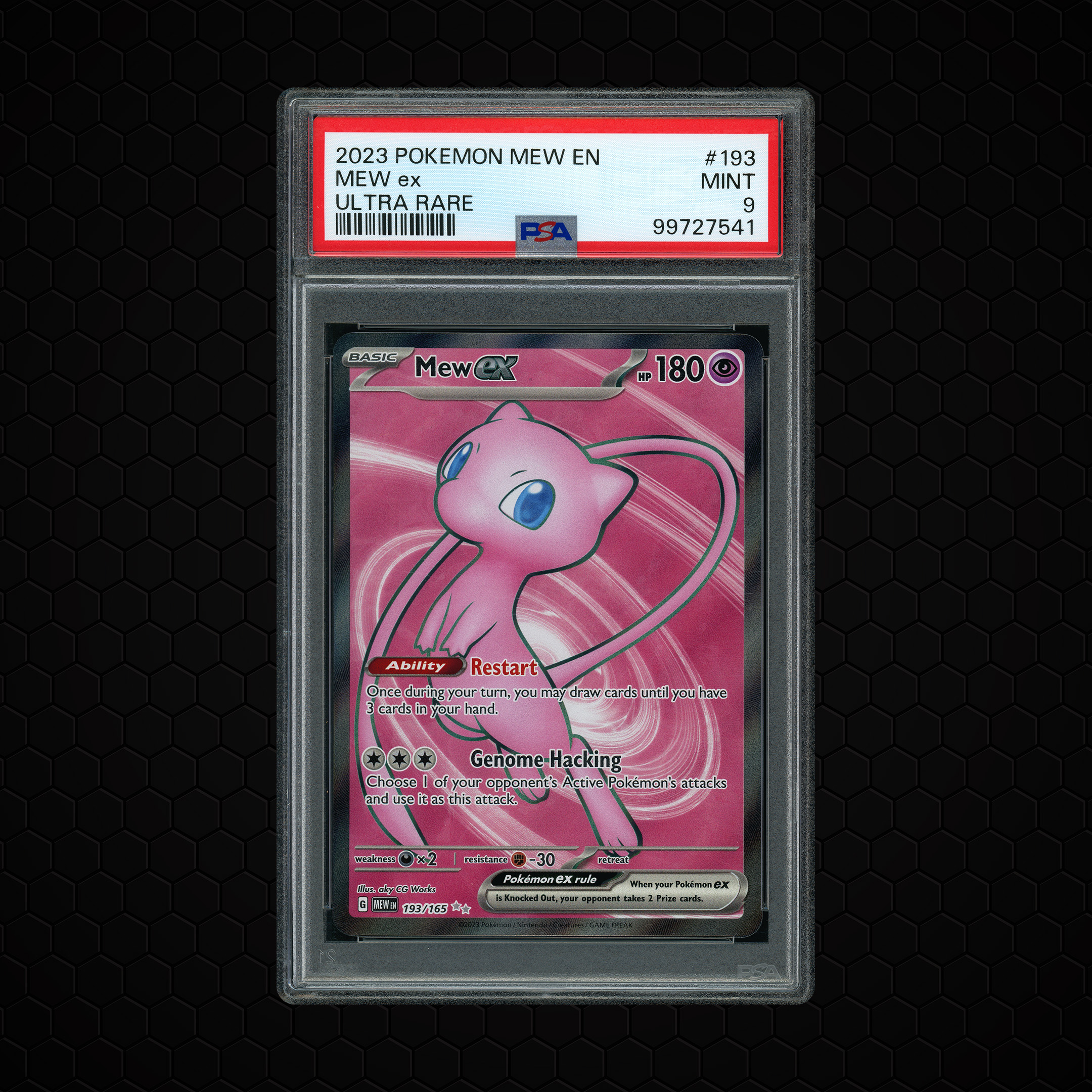 2023 Pokemon 151 Mew EX #193 PSA 9