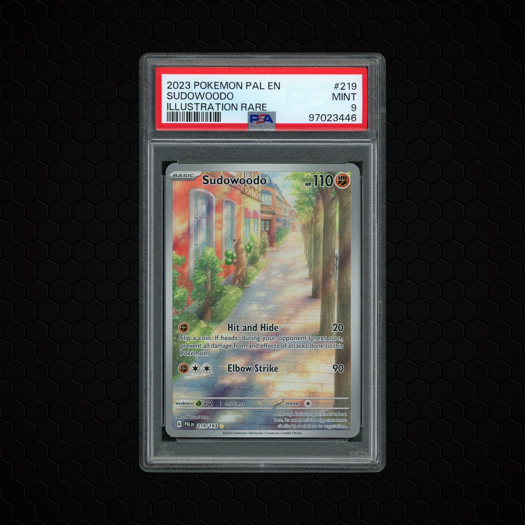 2023 Paldea Evolved Sudowoodo #219 PSA 9