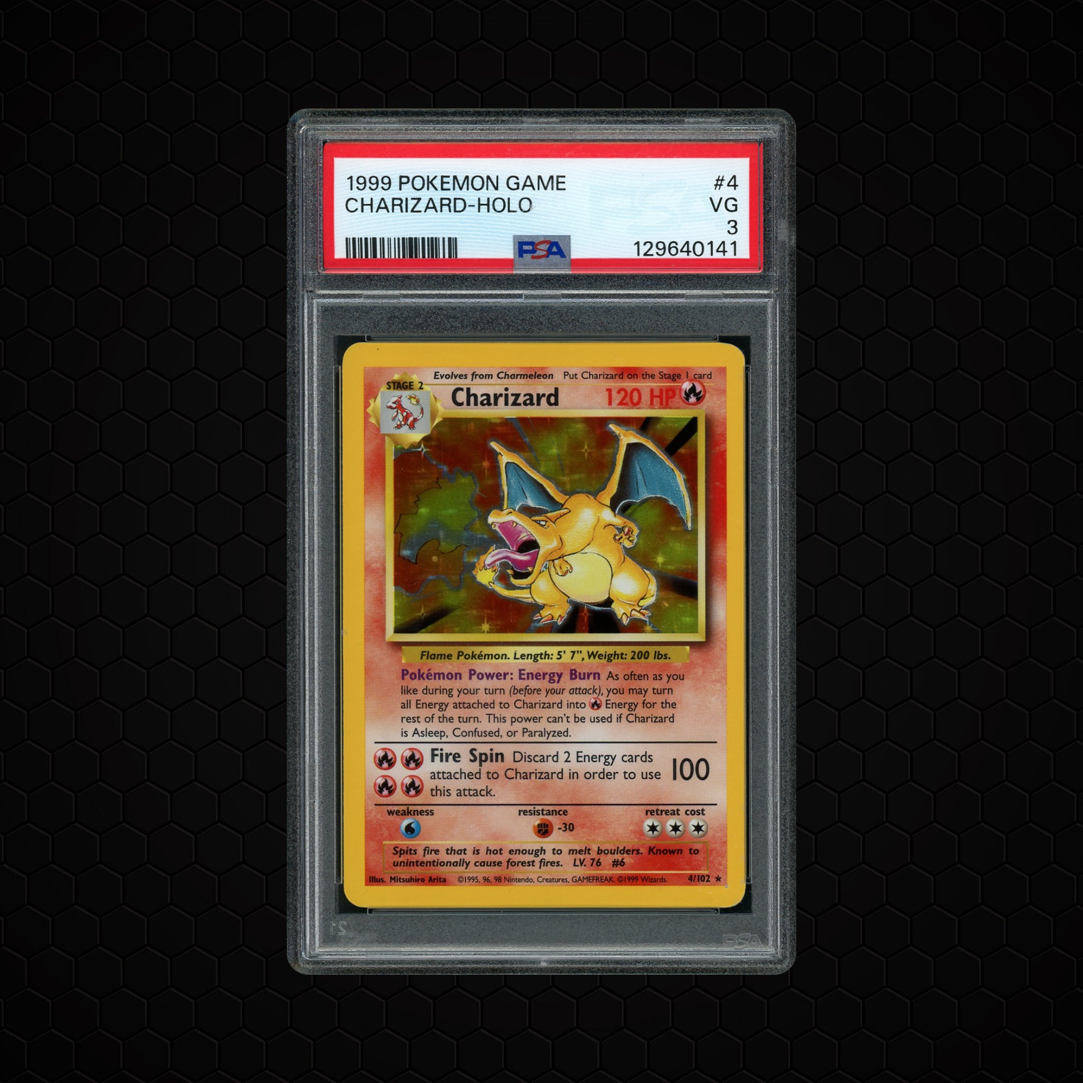 1999 Game Charizard #4 PSA 3