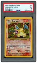 2000 Base 2 Charizard #4 PSA 5 on Beezie.