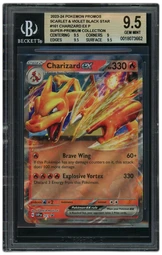 2023 Black Star Promo Charizard EX #161 BGS 9.5 on Beezie.
