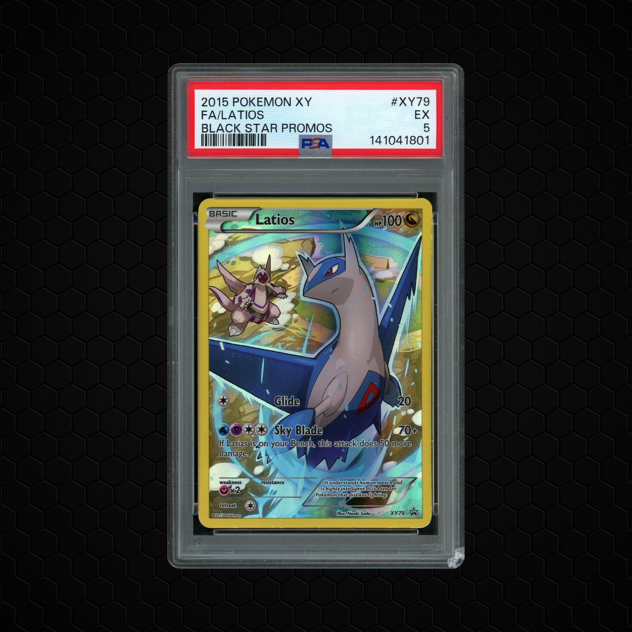 2015 Black Star Promo Latios #XY79 PSA 5