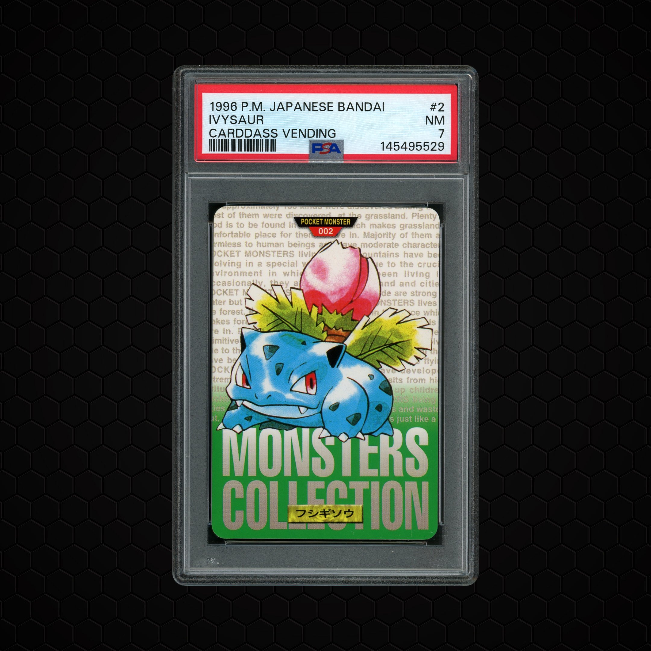 1996 Japanese Monsters Collection Ivysaur #2 PSA 7