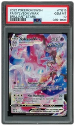 2022 Brilliant Stars Sylveon VMAX #TG15 PSA 10 on Beezie.