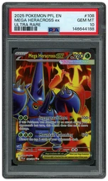 2025 Phantasmal Flames Mega Heracross EX #108 PSA 10 on Beezie.