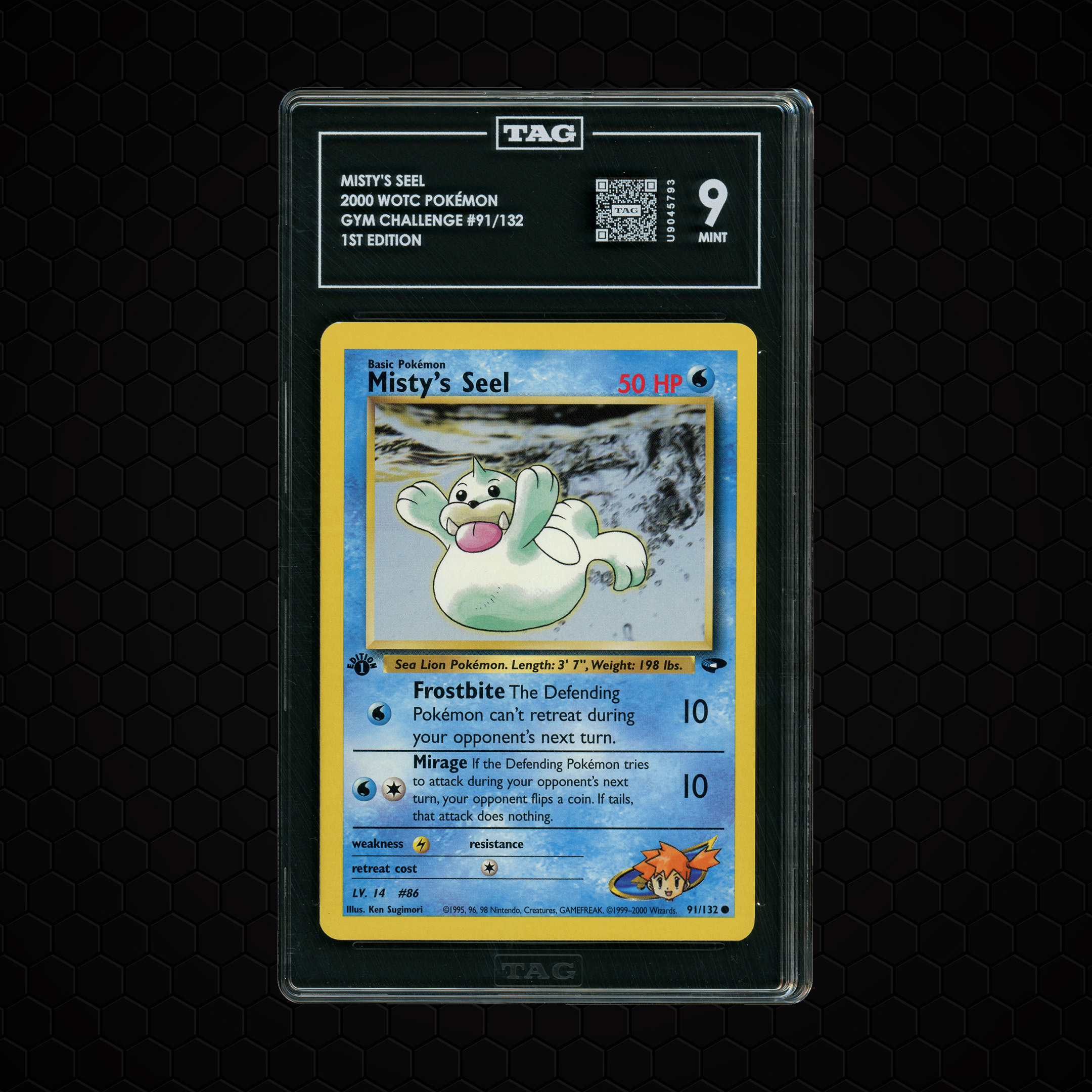 2000 Gym Challenge Misty's Seel #91 TAG 9