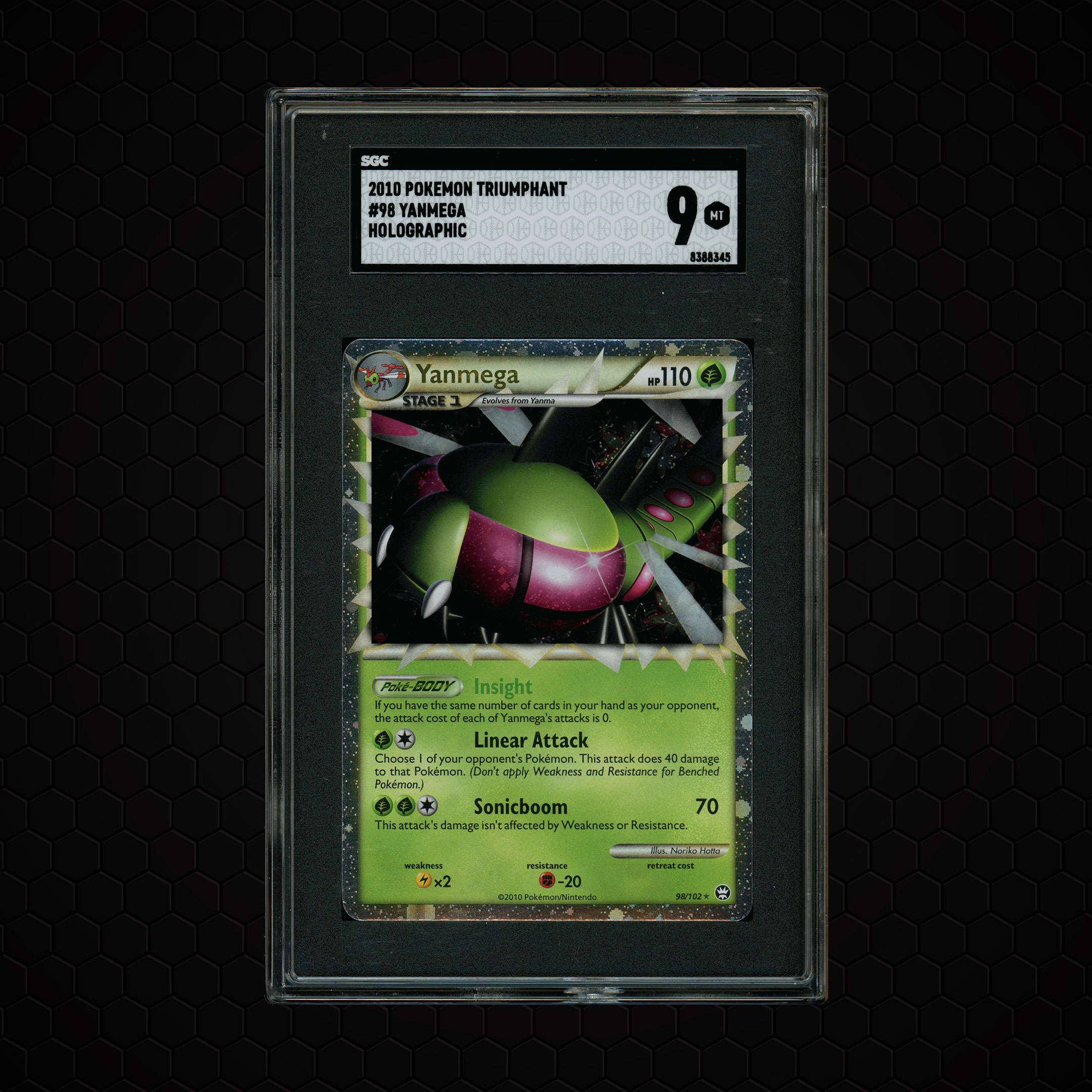 2010 Triumphant Yanmega #98 SGC 9