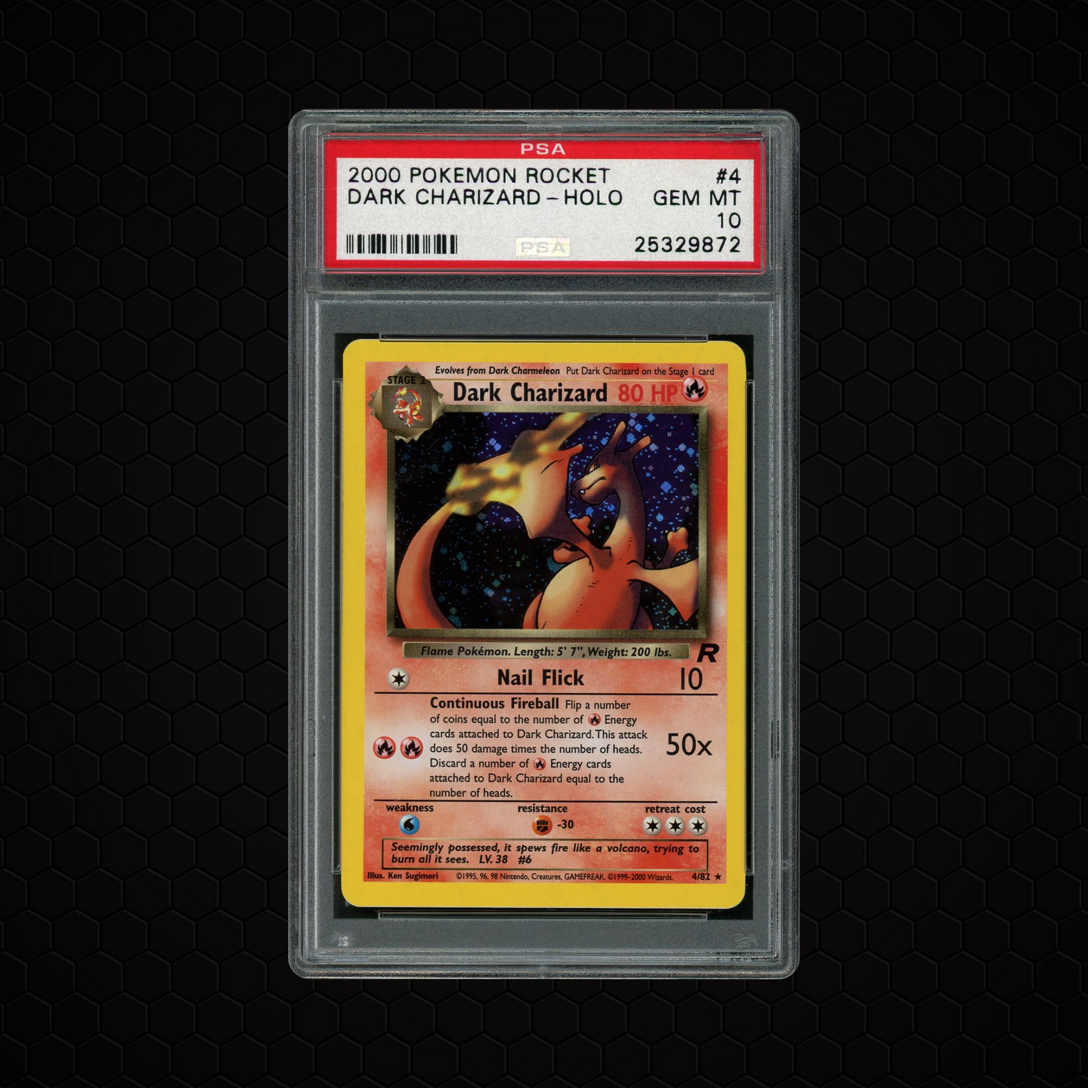 2000 Rocket Dark Charizard #4 PSA 10