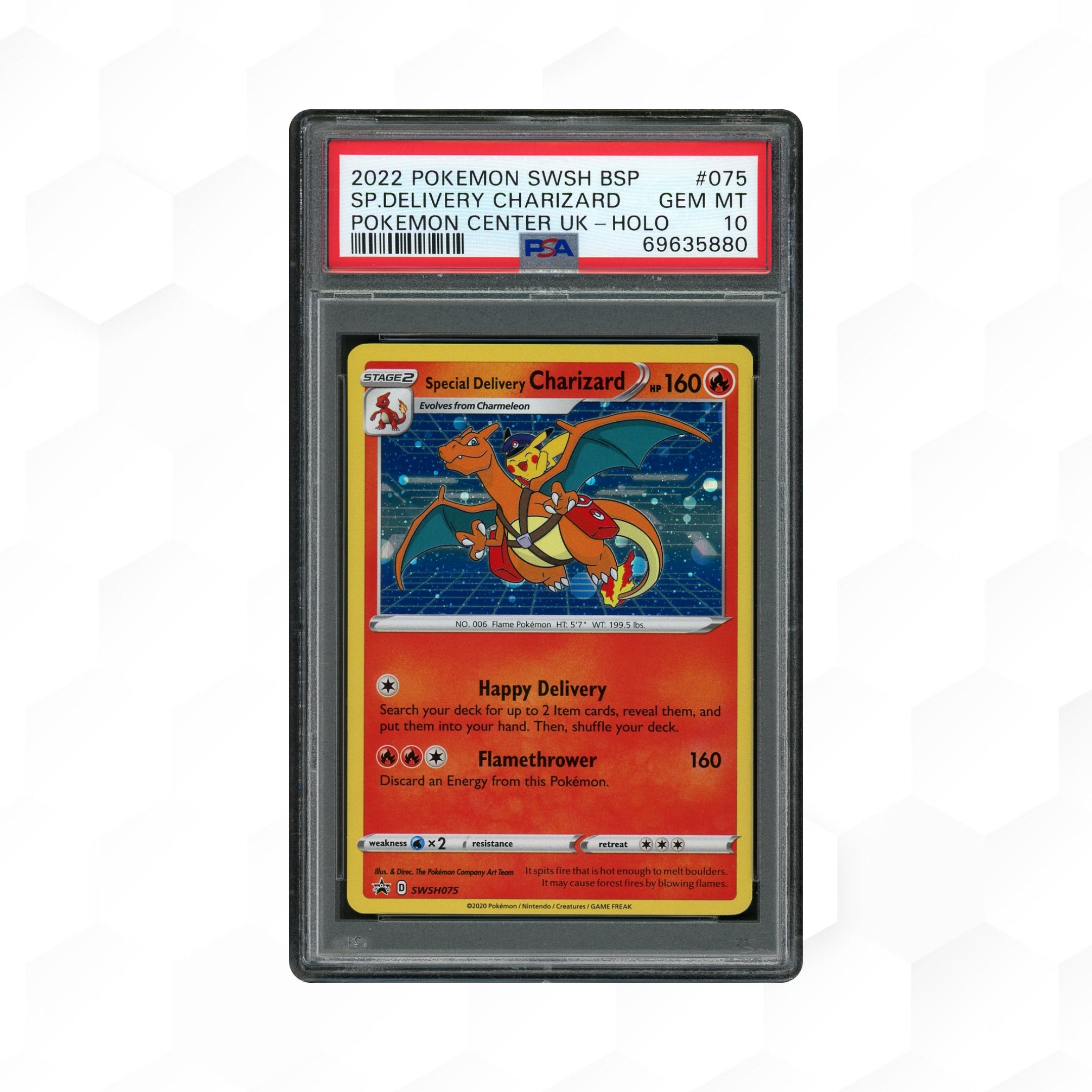 2022 Black Star Promo Special Delivery Charizard #75 PSA 10 - 16891