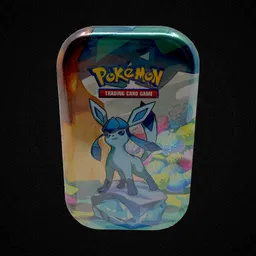 Pokémon Scarlet & Violet Prismatic Evolutions Glaceon Mini Tin on Beezie.