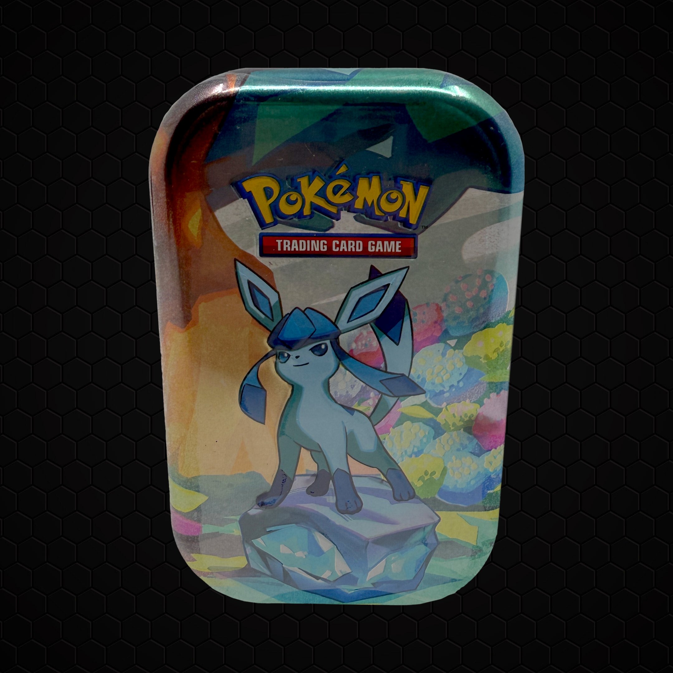 Pokémon Scarlet & Violet Prismatic Evolutions Glaceon Mini Tin
