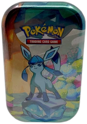 Pokémon Scarlet & Violet Prismatic Evolutions Glaceon Mini Tin on Beezie.