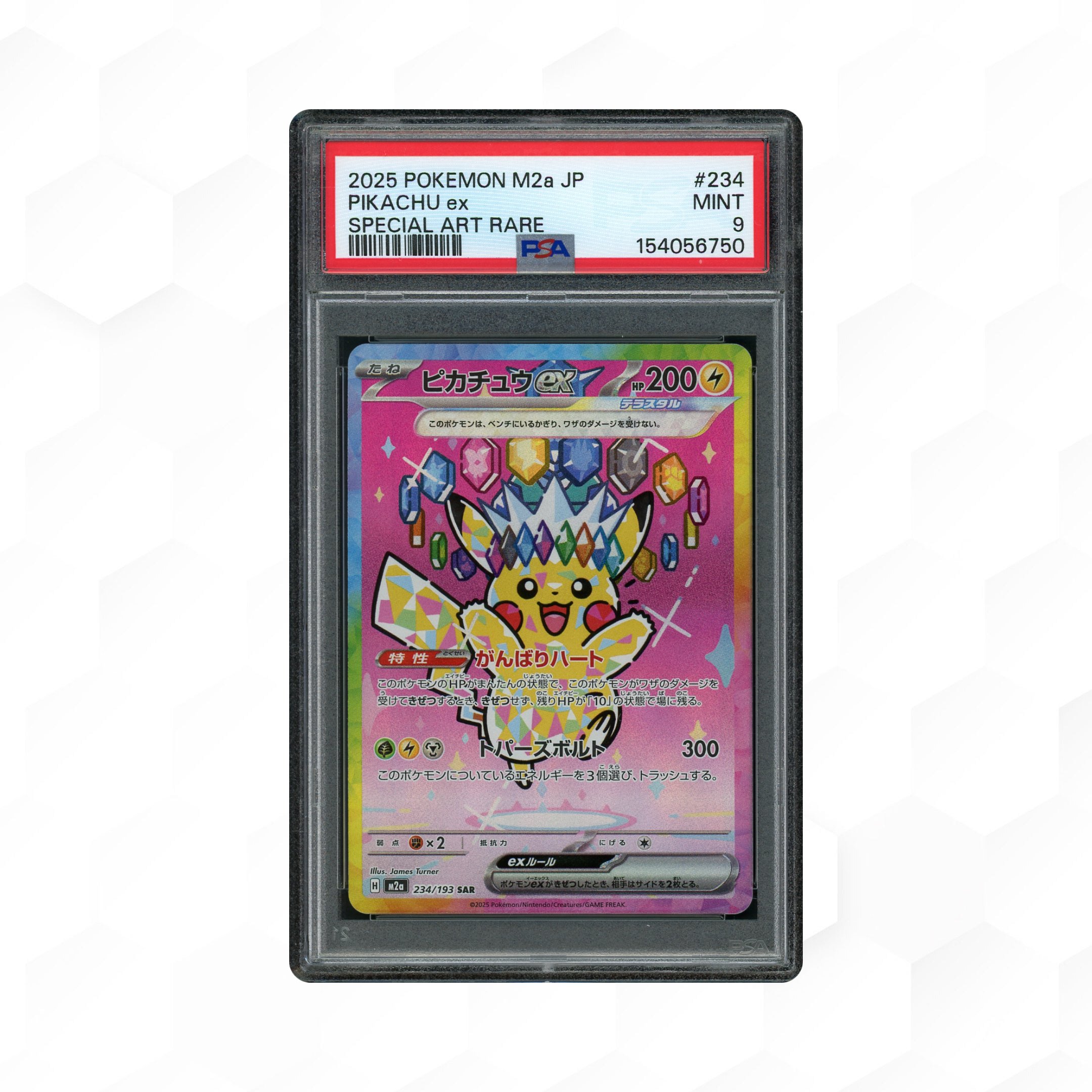 2026 Ascended Heroes Pikachu EX #276 PSA 9 - 17723