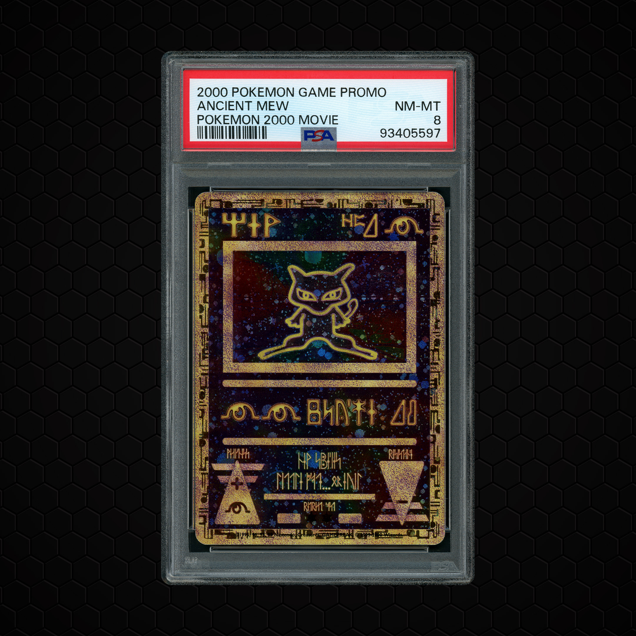 2000 Pokemon Game Movie Promo Ancient Mew #PSA 8