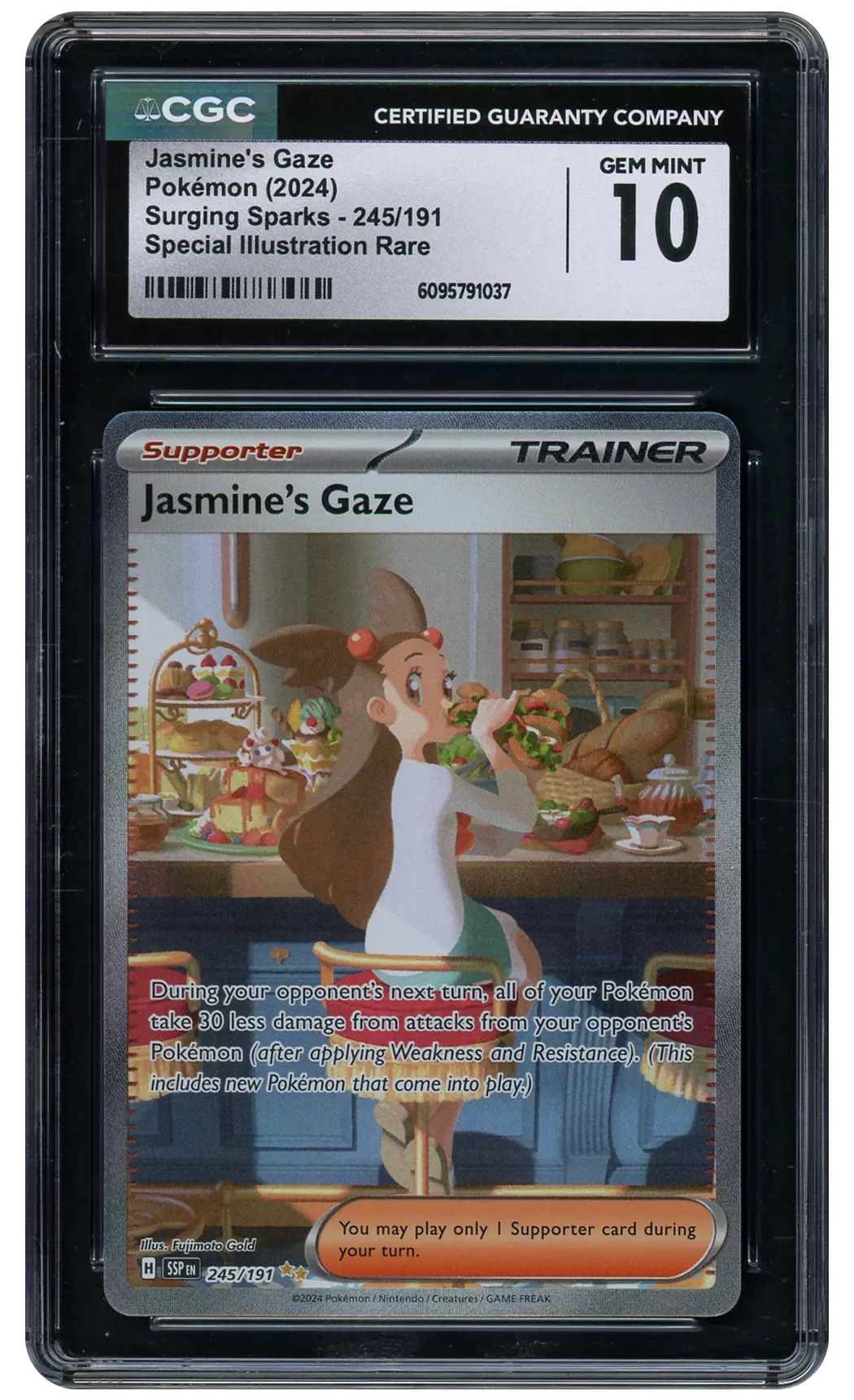 2024 Surging Sparks Jasmine's Gaze #245 CGC 10