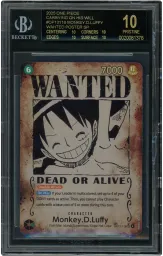 2025 Carrying on His Will Monkey D. Luffy #OP13-118 BGS 10 Black Label on Beezie.