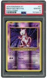 2016 Evolutions Mewtwo #51 PSA 10 on Beezie.