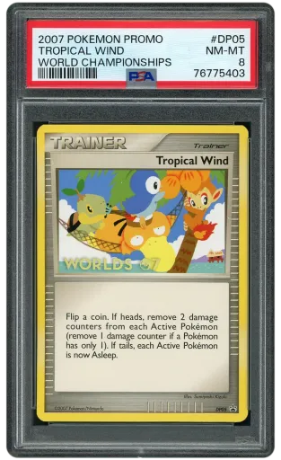 2007 World Championships Promo Tropical Wind #DP05 PSA 8
