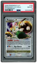2008 Stormfront Regigigas LV. X #100 PSA 8 on Beezie.